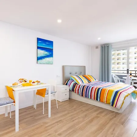 Okstay - Estudio Flores, Con Piscina Y A 300m De La Playa 公寓 *